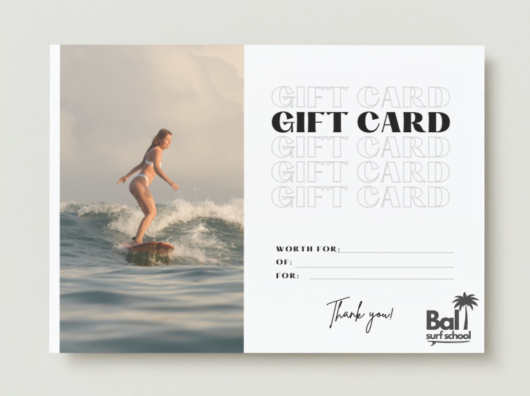 Bali Surf School Gift Card